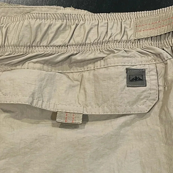 NWT Northwest Territory Packable Nylon Belted Khaki Cargo Shorts Mens 2XL - Picture 5 of 11